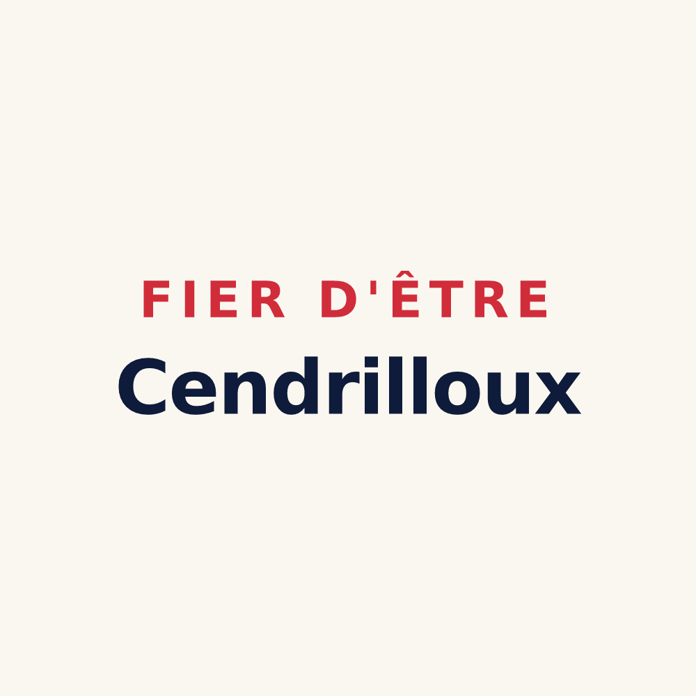 Tasse « Fier d'être Cendrilloux » — design pour Le Cendre