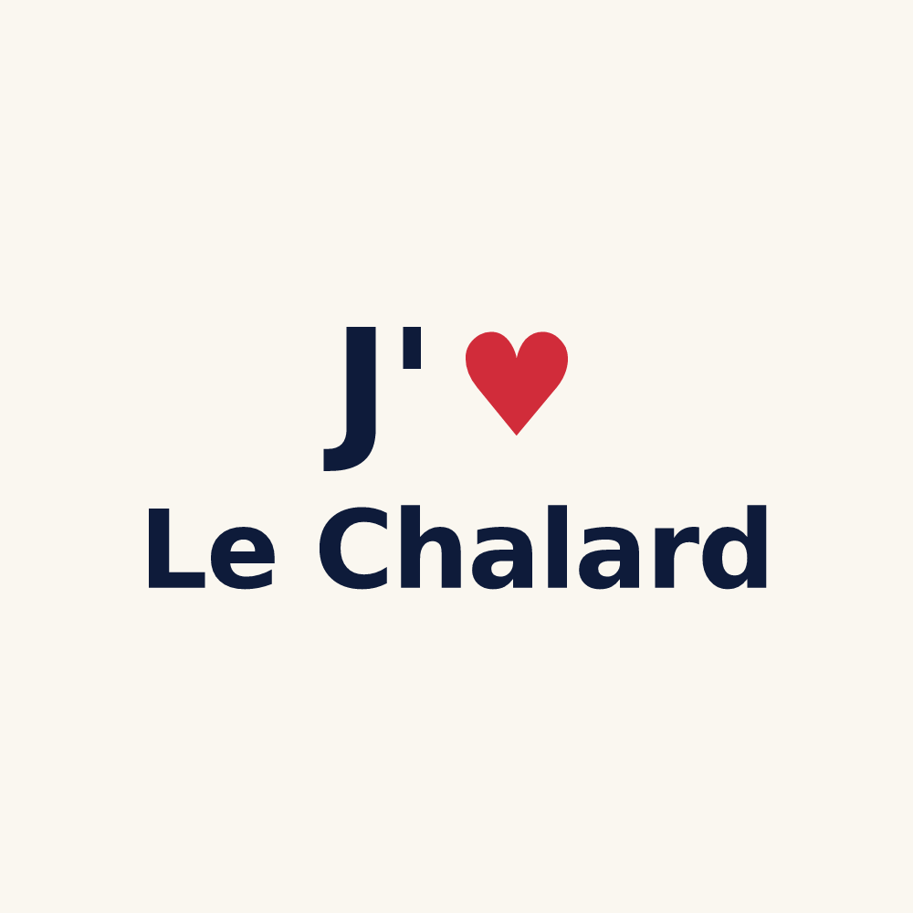 Tasse personnalisée Le Chalard — design J'aime Le Chalard