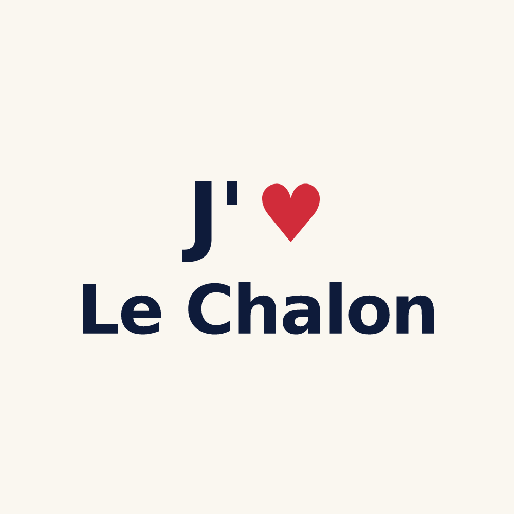 Tasse personnalisée Le Chalon — design J'aime Le Chalon