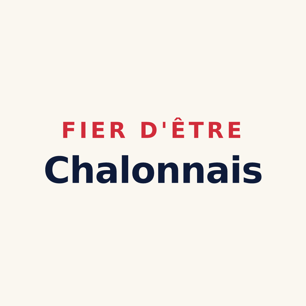 Tasse « Fier d'être Chalonnais » — design pour Le Chalon