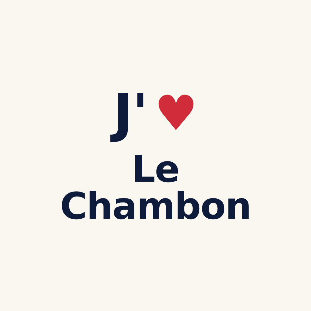 Tasse personnalisée Le Chambon — design J'aime Le Chambon