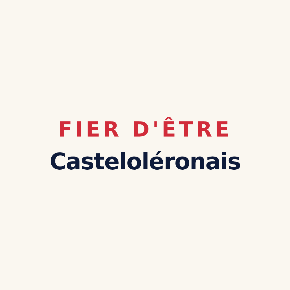 Tasse « Fier d'être Casteloléronais » — design pour Le Château-d'Oléron