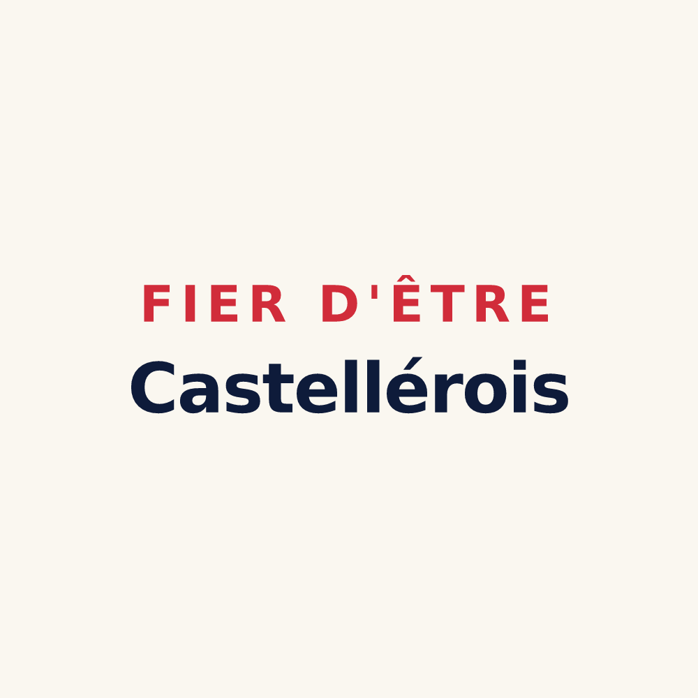 Tasse « Fier d'être Castellérois » — design pour Le Châtellier