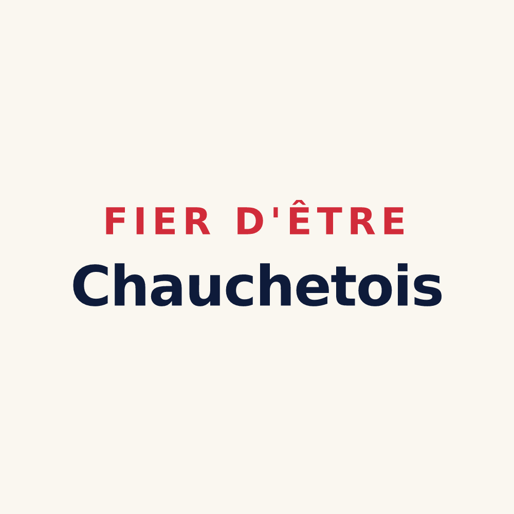 Tasse « Fier d'être Chauchetois » — design pour Le Chauchet