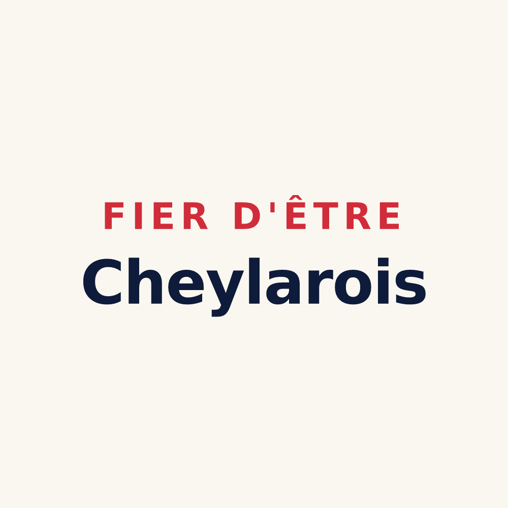 Tasse « Fier d'être Cheylarois » — design pour Le Cheylard