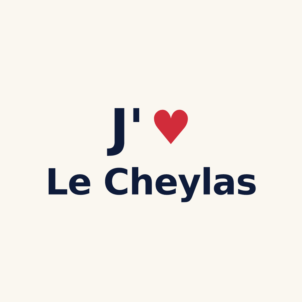 Tasse personnalisée Le Cheylas — design J'aime Le Cheylas