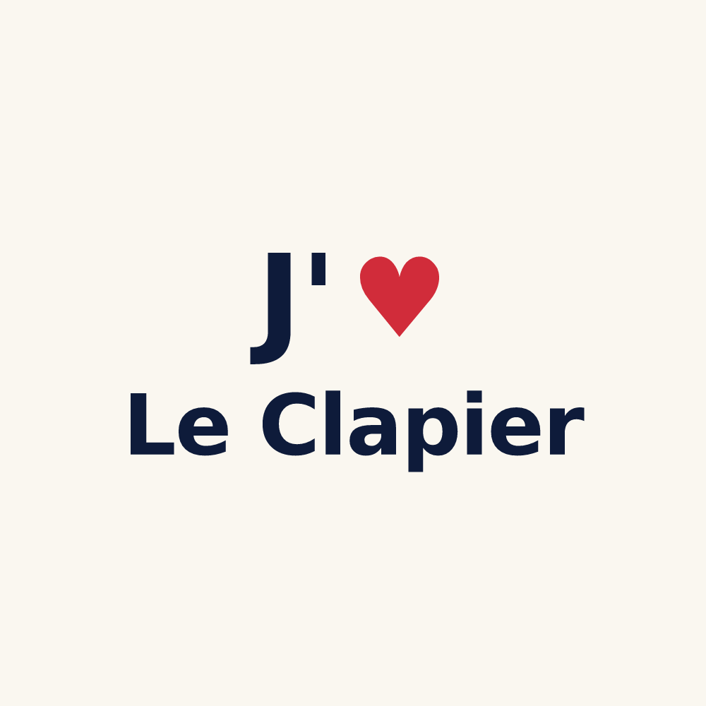 Tasse personnalisée Le Clapier — design J'aime Le Clapier