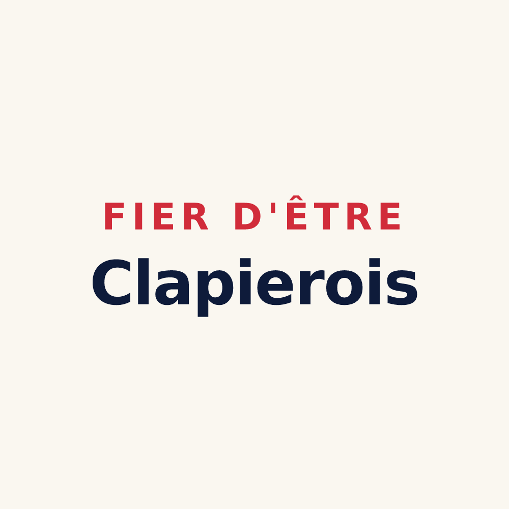 Tasse « Fier d'être Clapierois » — design pour Le Clapier