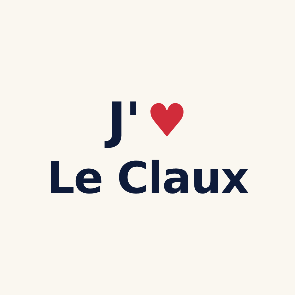 Tasse personnalisée Le Claux — design J'aime Le Claux
