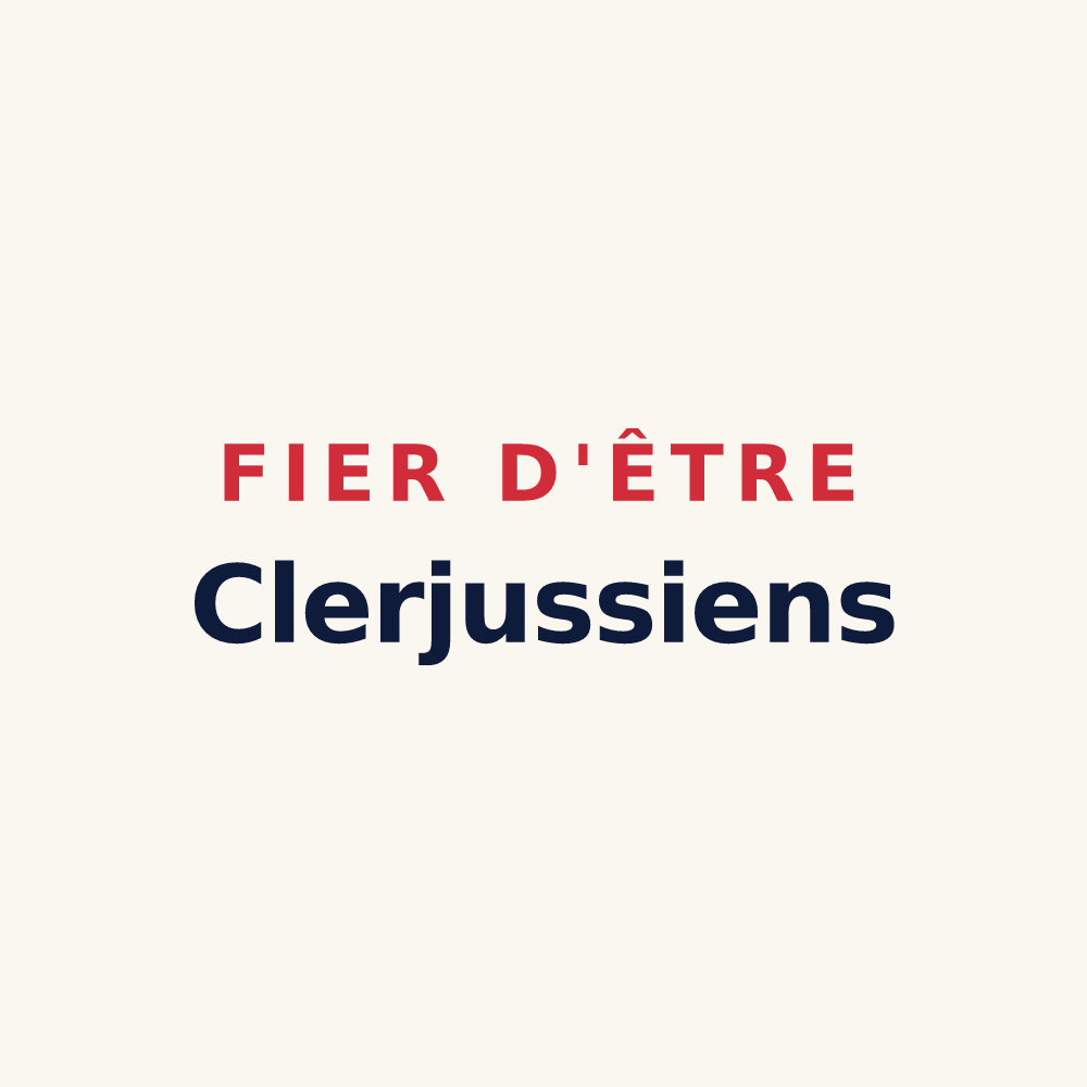 Tasse « Fier d'être Clerjussiens » — design pour Le Clerjus