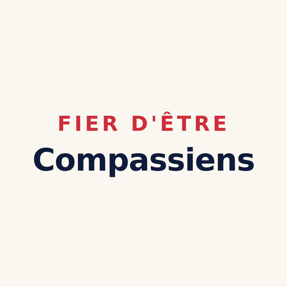 Tasse « Fier d'être Compassiens » — design pour Le Compas