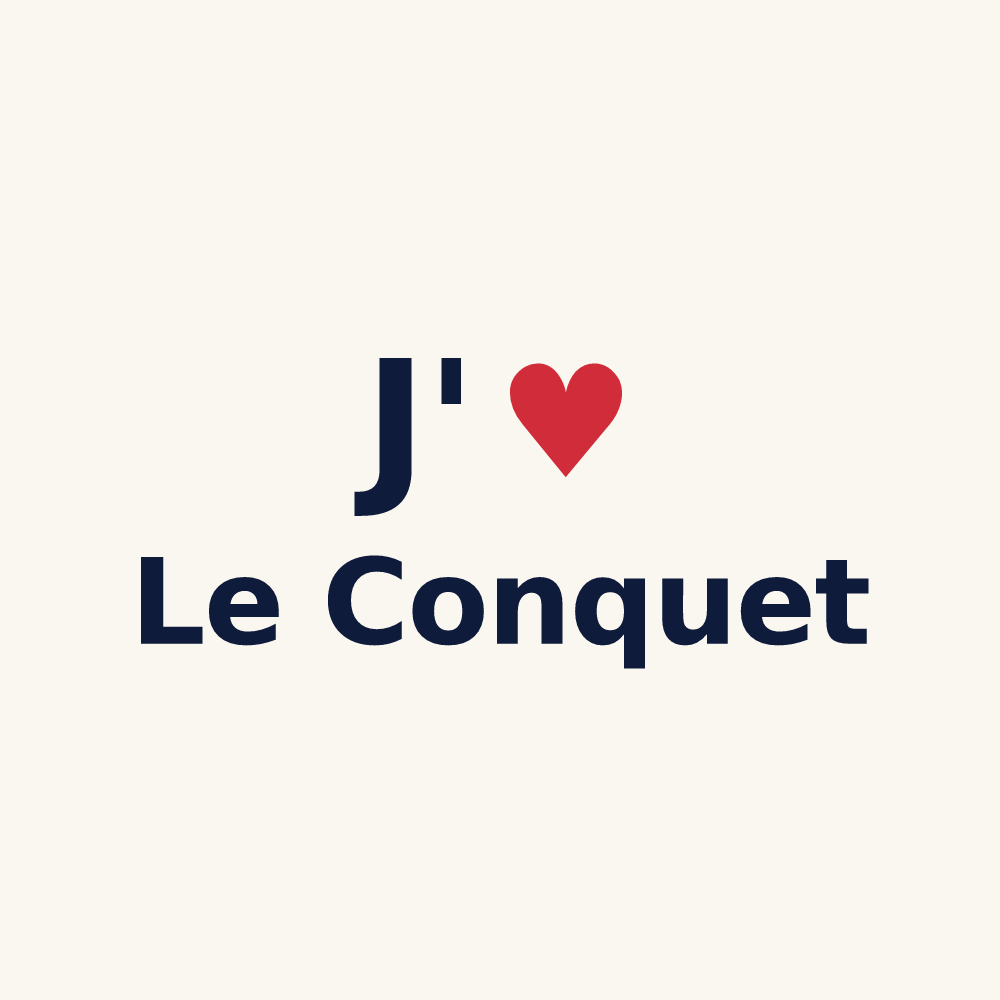 Tasse personnalisée Le Conquet — design J'aime Le Conquet