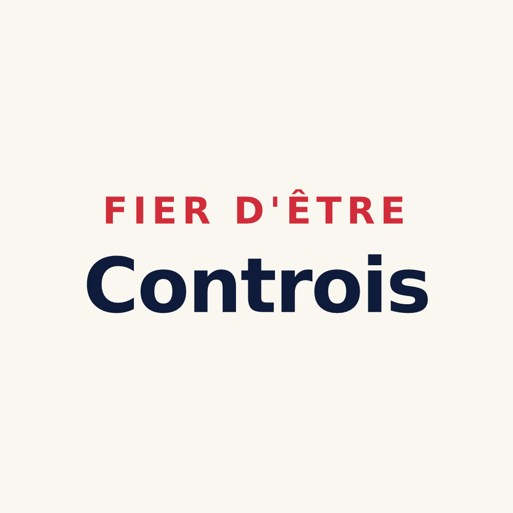 Tasse « Fier d'être Controis » — design pour Le Controis-en-Sologne
