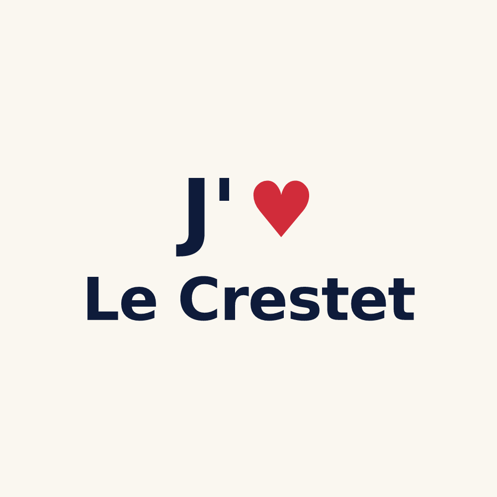 Tasse personnalisée Le Crestet — design J'aime Le Crestet