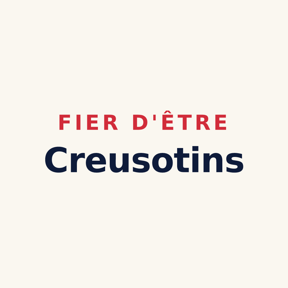 Tasse « Fier d'être Creusotins » — design pour Le Creusot