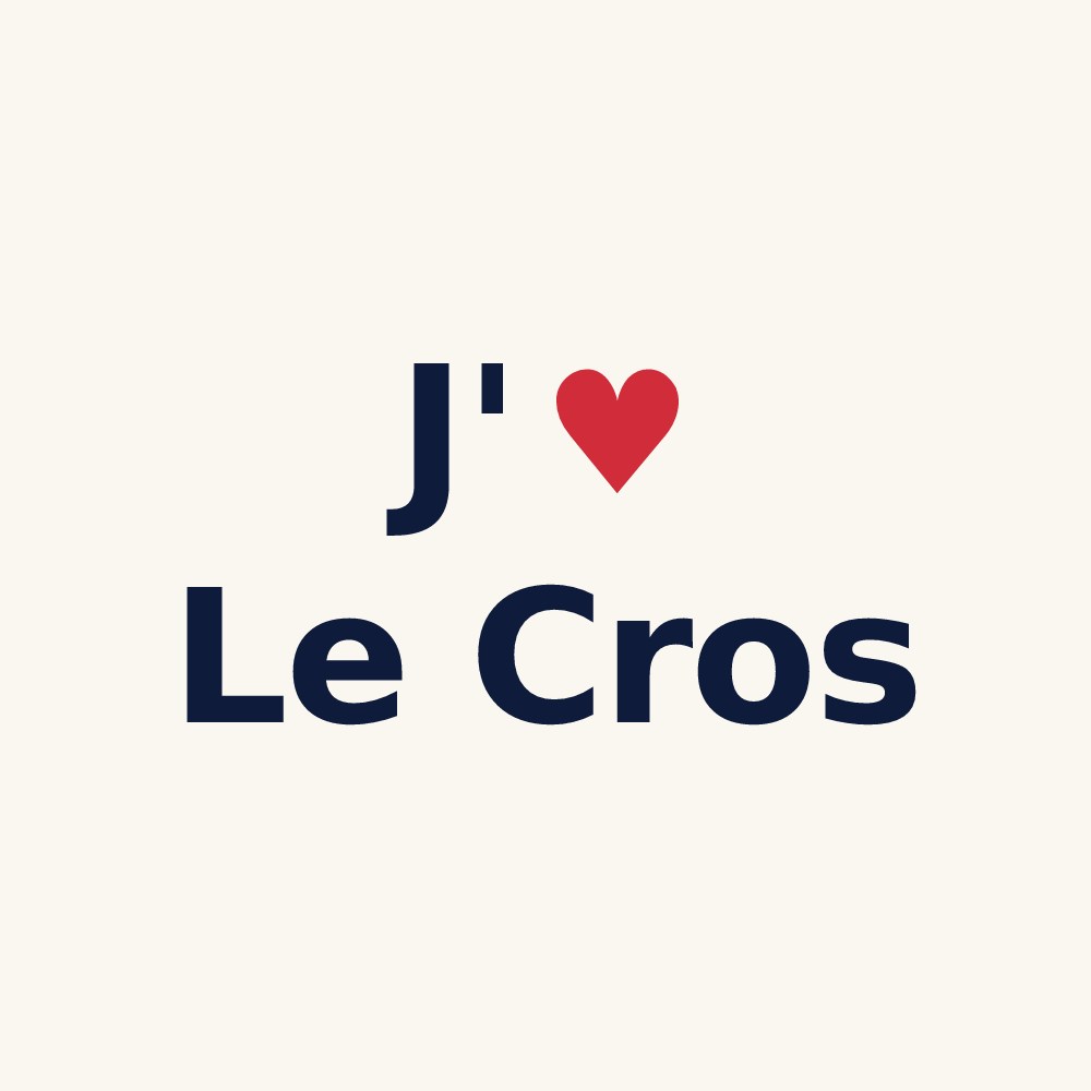 Tasse personnalisée Le Cros — design J'aime Le Cros