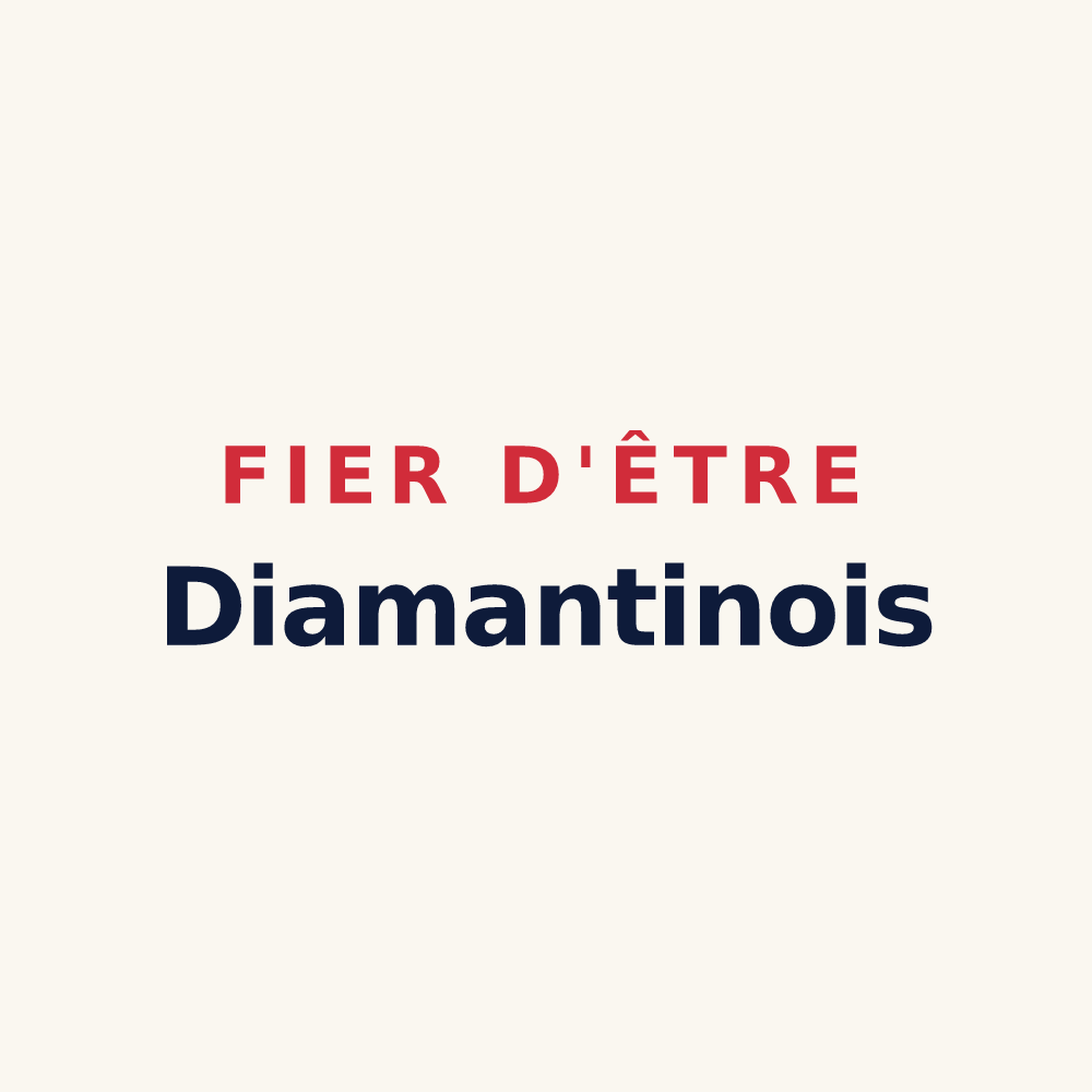 Tasse « Fier d'être Diamantinois » — design pour Le Diamant