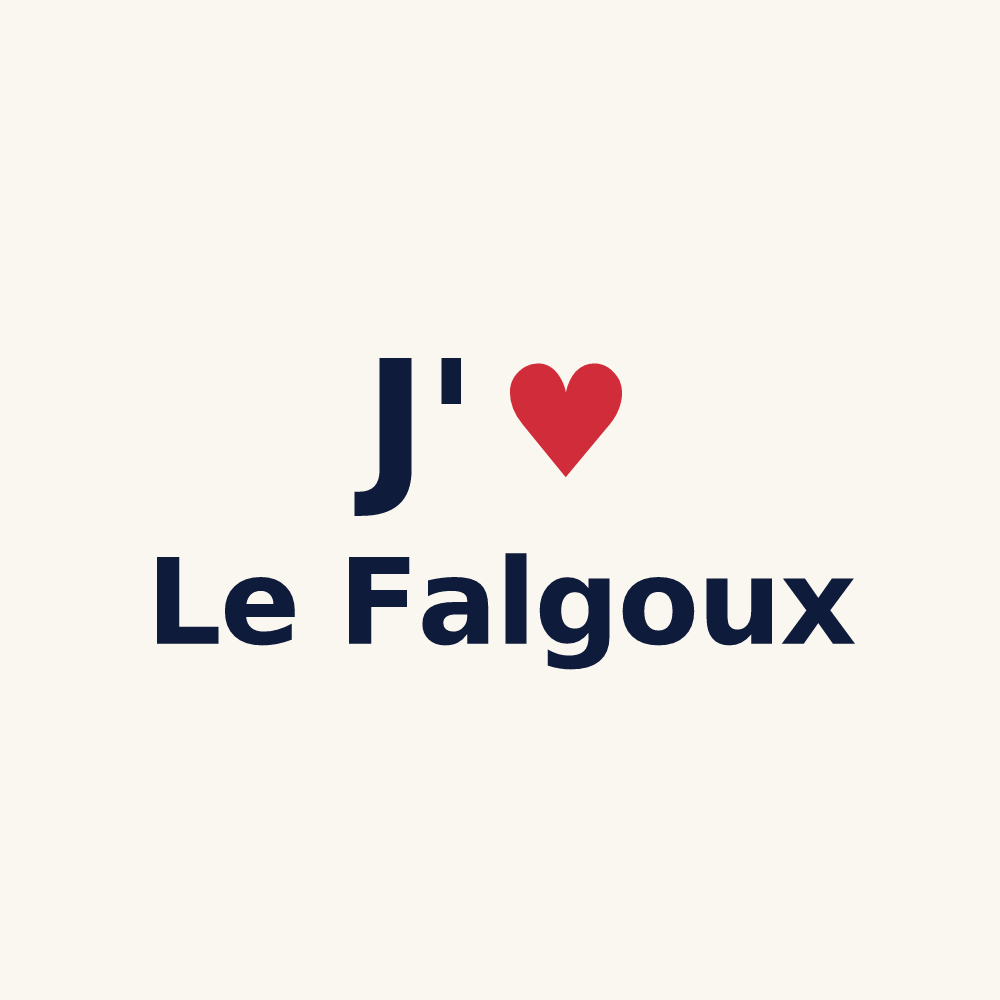 Tasse personnalisée Le Falgoux — design J'aime Le Falgoux
