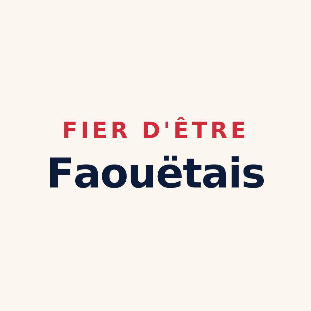 Tasse « Fier d'être Faouëtais » — design pour Le Faouët