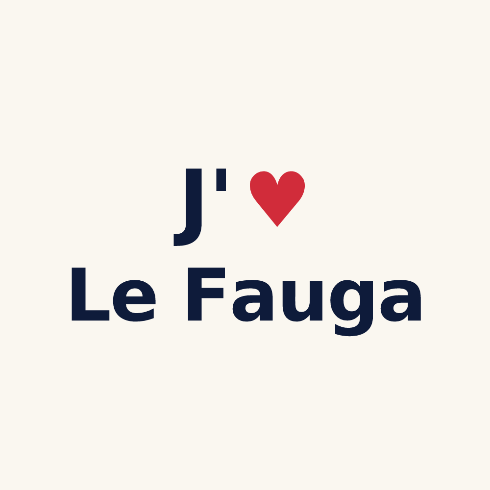 Tasse personnalisée Le Fauga — design J'aime Le Fauga