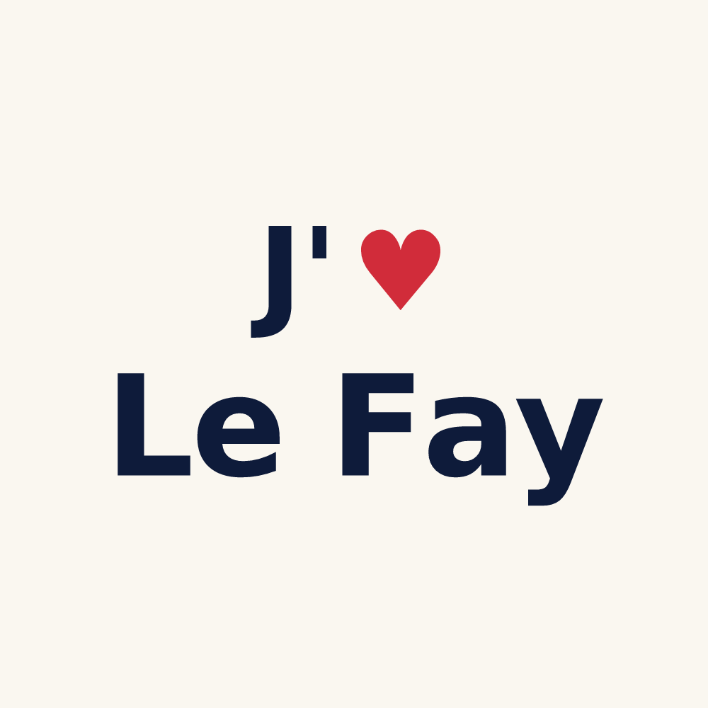 Tasse personnalisée Le Fay — design J'aime Le Fay