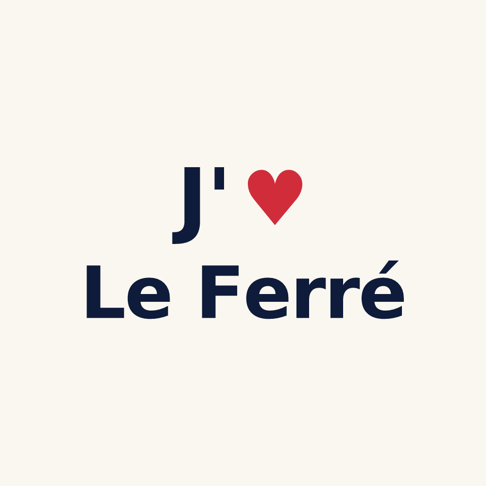 Tasse personnalisée Le Ferré — design J'aime Le Ferré