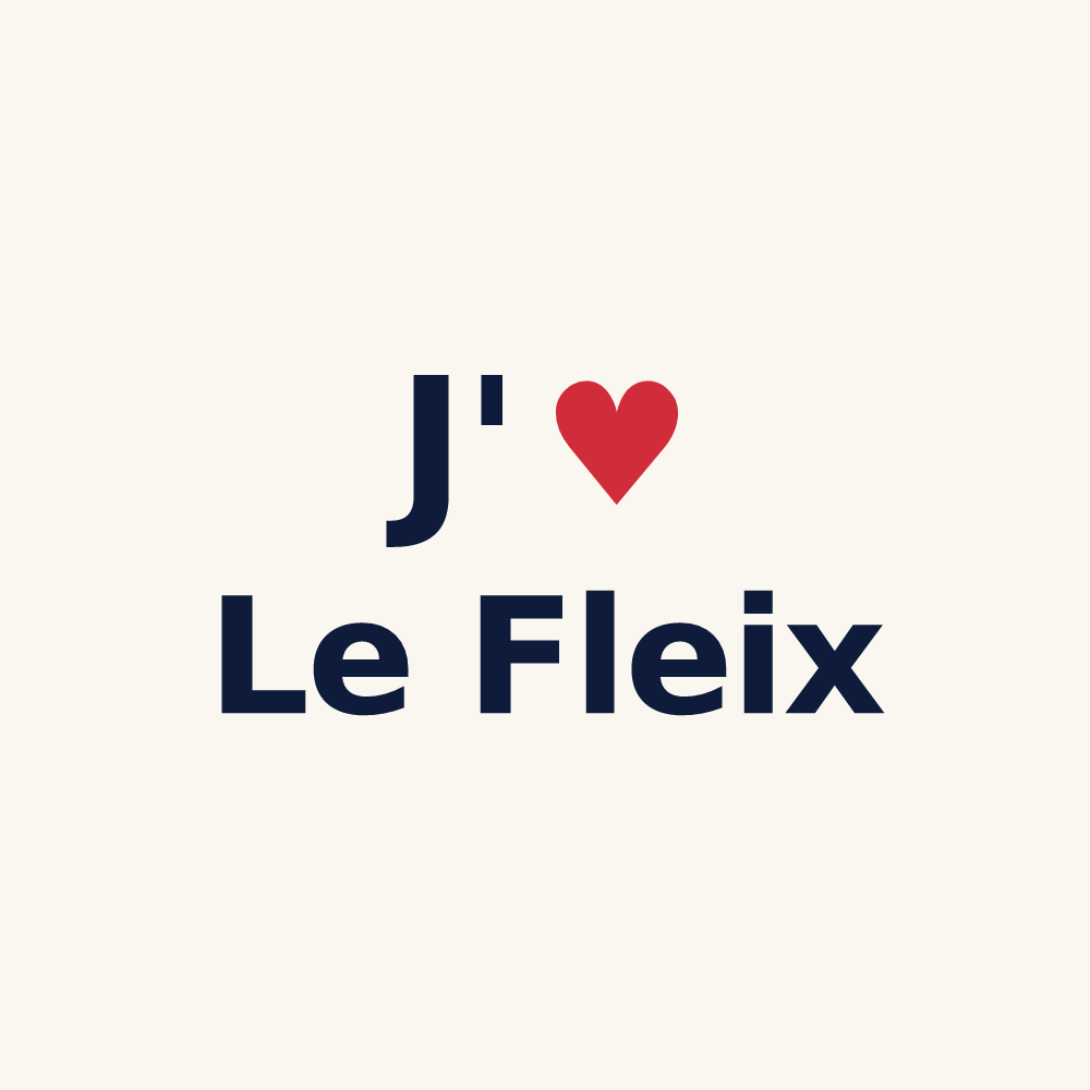 Tasse personnalisée Le Fleix — design J'aime Le Fleix
