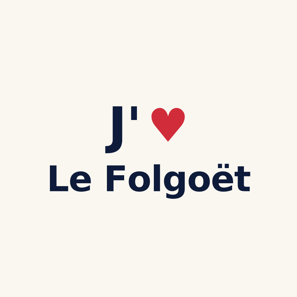 Tasse personnalisée Le Folgoët — design J'aime Le Folgoët
