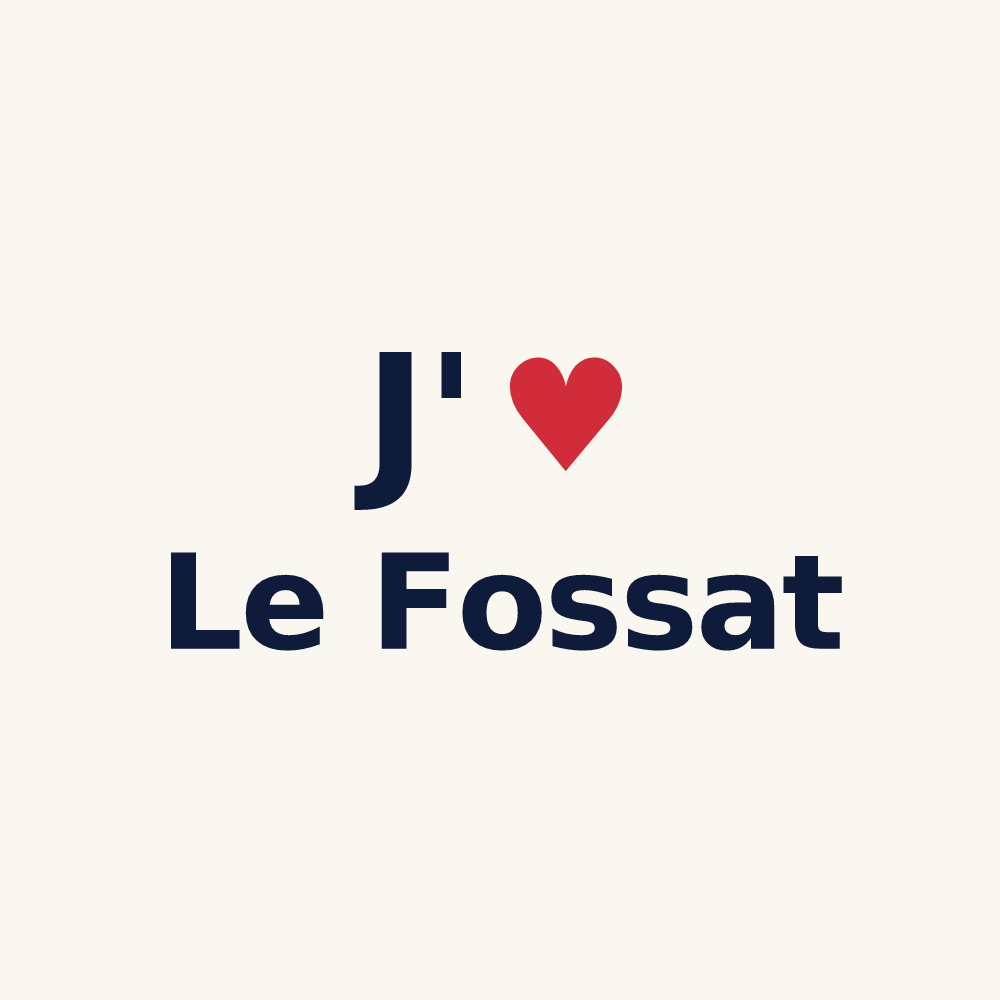 Tasse personnalisée Le Fossat — design J'aime Le Fossat