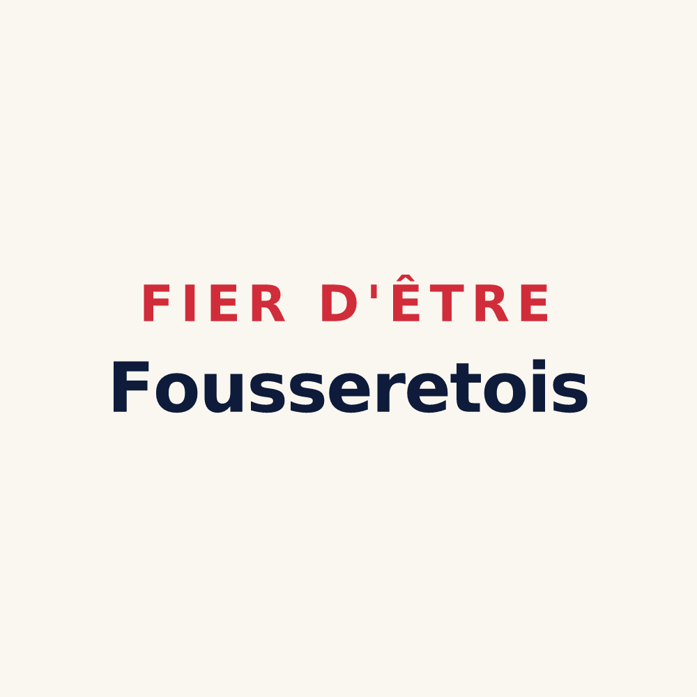 Tasse « Fier d'être Fousseretois » — design pour Le Fousseret