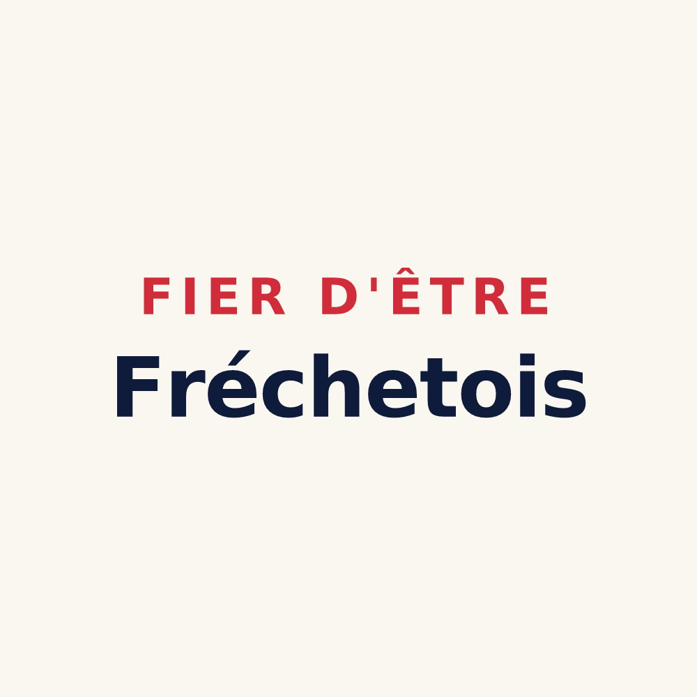 Tasse « Fier d'être Fréchetois » — design pour Le Fréchet