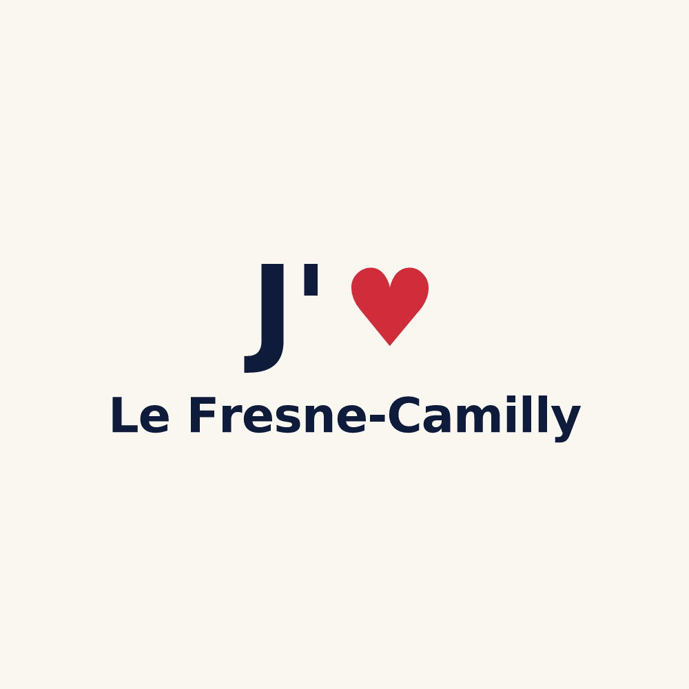 Tasse personnalisée Le Fresne-Camilly — design J'aime Le Fresne-Camilly