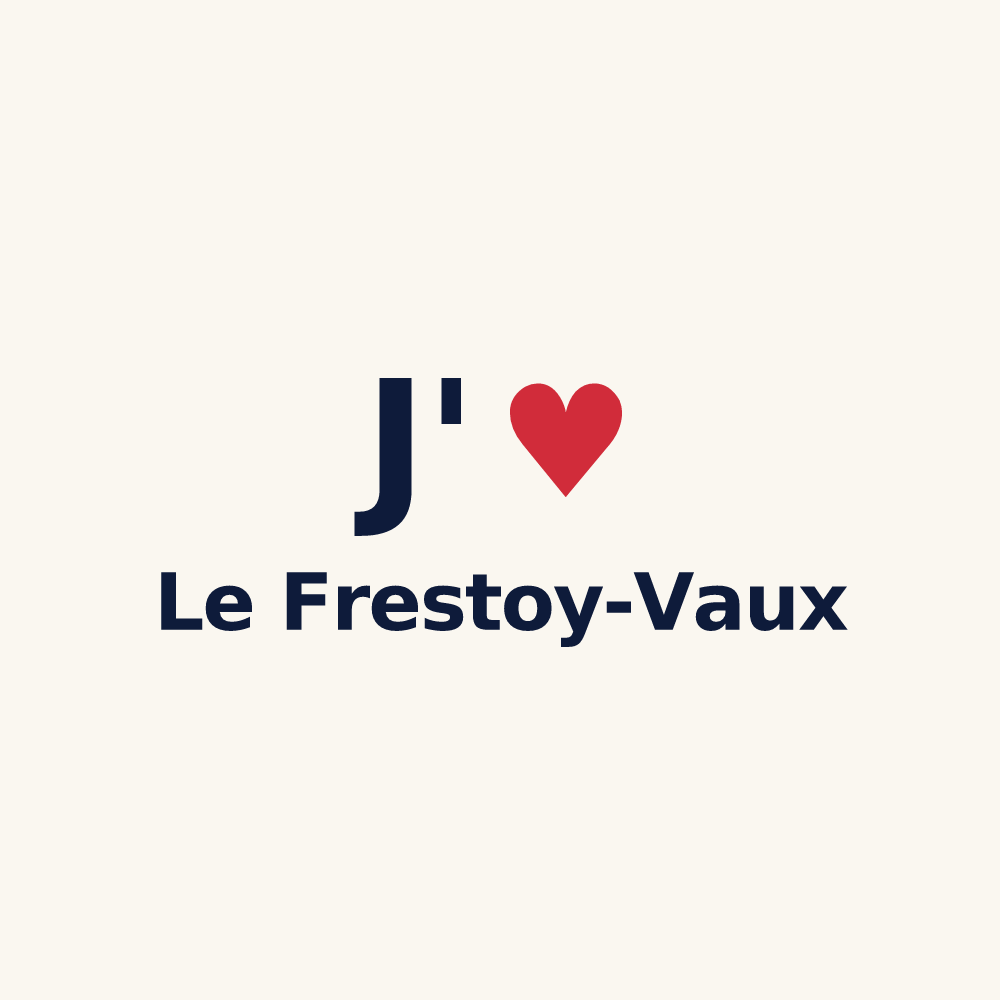 Tasse personnalisée Le Frestoy-Vaux — design J'aime Le Frestoy-Vaux