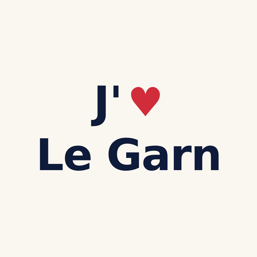 Tasse personnalisée Le Garn — design J'aime Le Garn