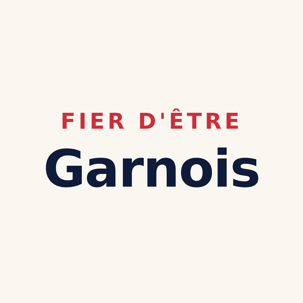 Tasse « Fier d'être Garnois » — design pour Le Garn