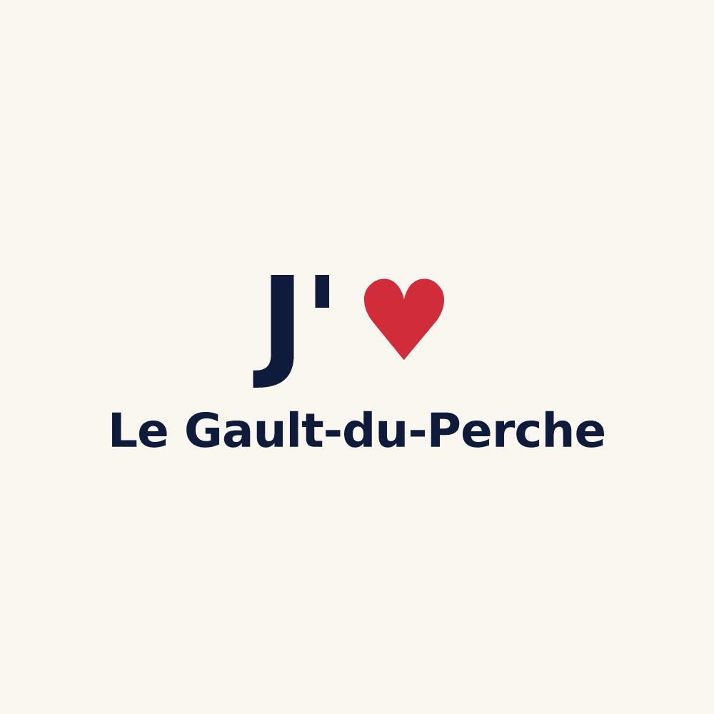 Tasse personnalisée Le Gault-du-Perche — design J'aime Le Gault-du-Perche
