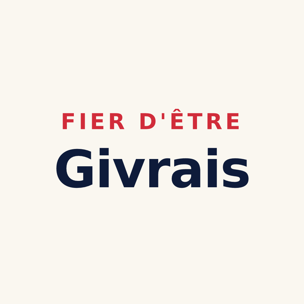 Tasse « Fier d'être Givrais » — design pour Le Givre
