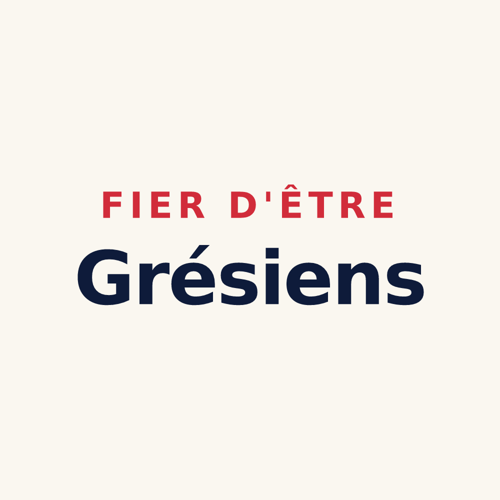 Tasse « Fier d'être Grésiens » — design pour Le Grès
