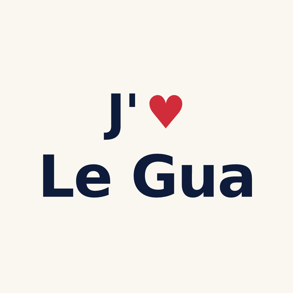 Tasse personnalisée Le Gua — design J'aime Le Gua