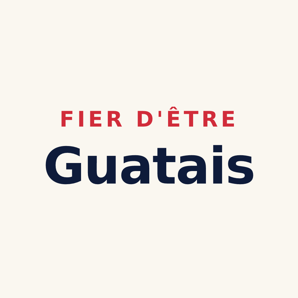 Tasse « Fier d'être Guatais » — design pour Le Gua