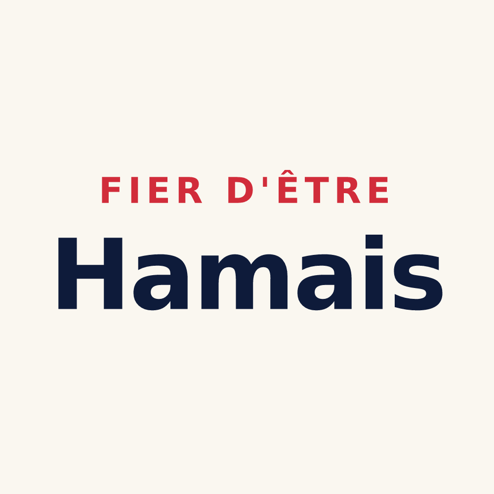 Tasse « Fier d'être Hamais » — design pour Le Ham