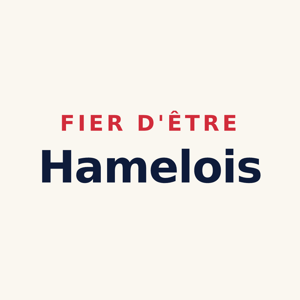 Tasse « Fier d'être Hamelois » — design pour Le Hamel