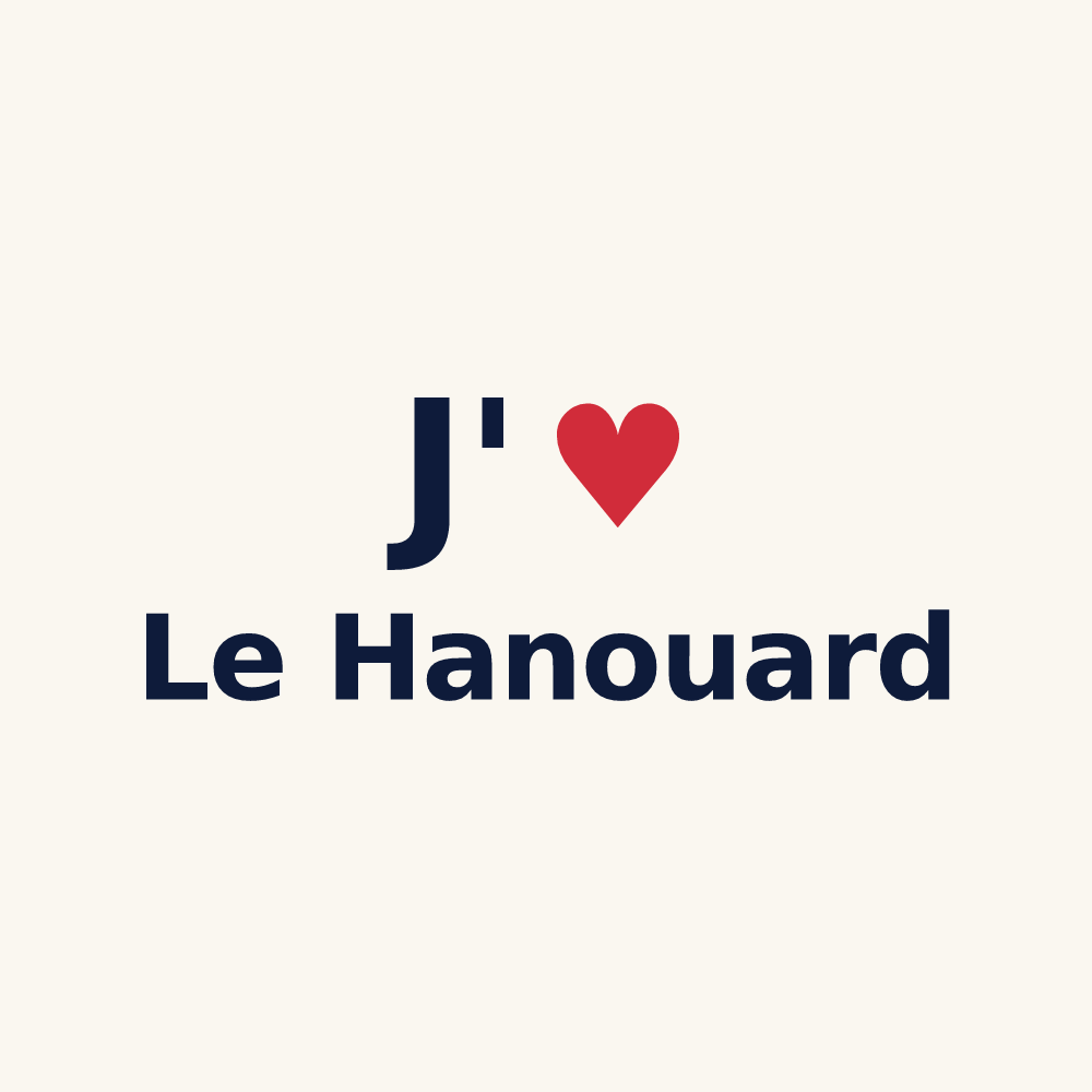 Tasse personnalisée Le Hanouard — design J'aime Le Hanouard