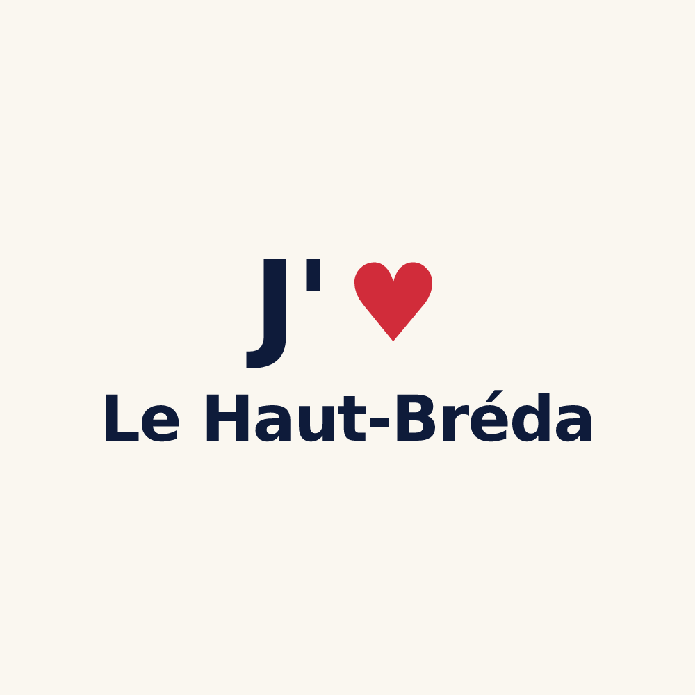Tasse personnalisée Le Haut-Bréda — design J'aime Le Haut-Bréda