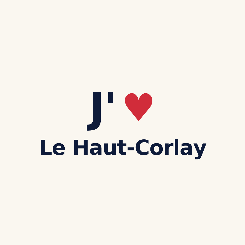 Tasse personnalisée Le Haut-Corlay — design J'aime Le Haut-Corlay