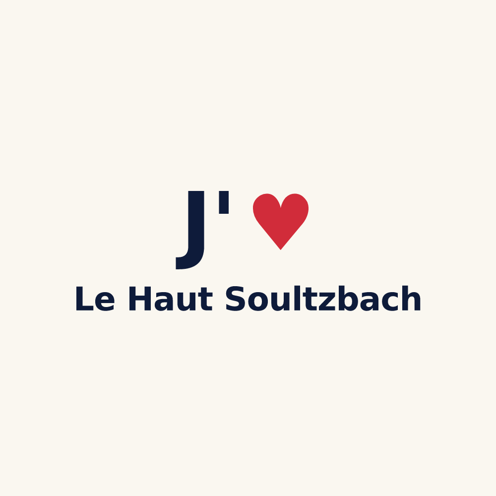 Tasse personnalisée Le Haut Soultzbach — design J'aime Le Haut Soultzbach