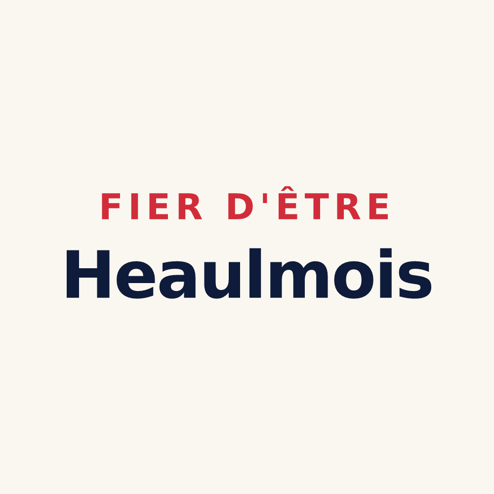 Tasse « Fier d'être Heaulmois » — design pour Le Heaulme