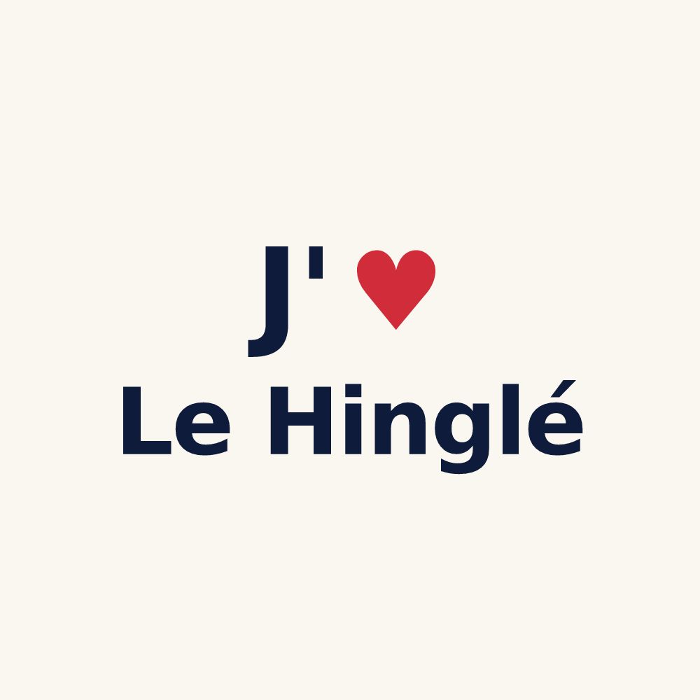 Tasse personnalisée Le Hinglé — design J'aime Le Hinglé