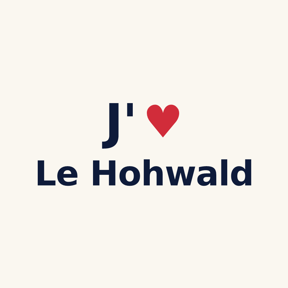 Tasse personnalisée Le Hohwald — design J'aime Le Hohwald