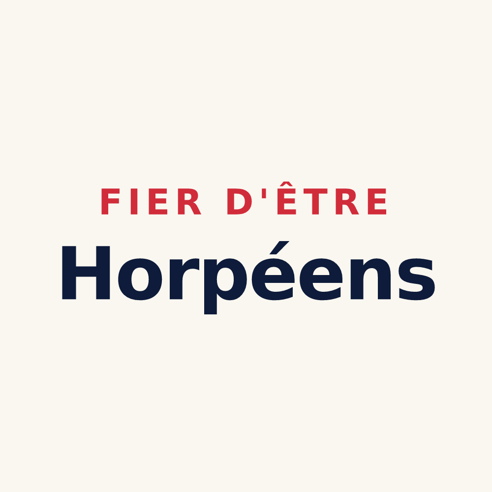 Tasse « Fier d'être Horpéens » — design pour Le Horps